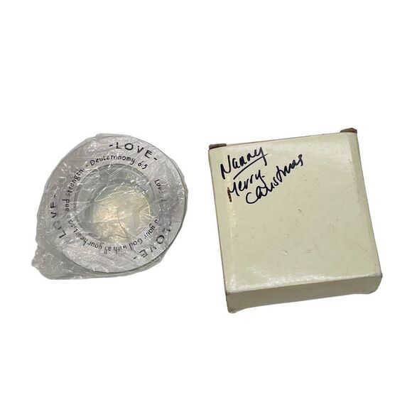 10/$25🦋 NIB Yankee Candle Love Candle Holder - Deuteronomy 6:5 - Picture 1 of 6